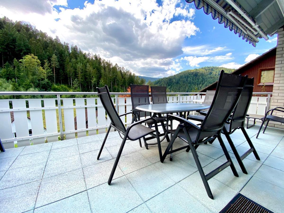 Ferienwohnung Zur Bierliebe - Mit Toller Aussicht Im Herzen Des Schwarzwaldes Hornberg Exterior foto