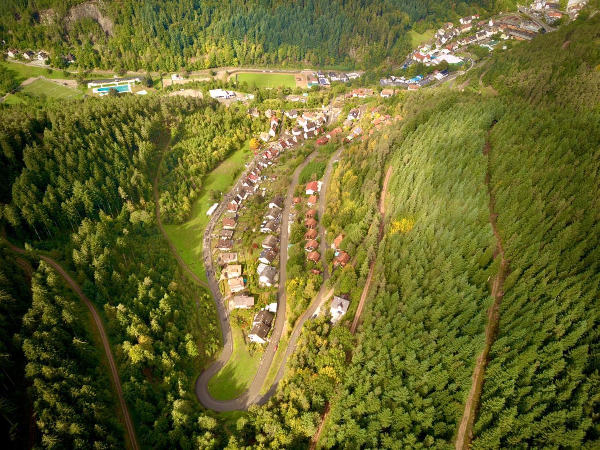Ferienwohnung Zur Bierliebe - Mit Toller Aussicht Im Herzen Des Schwarzwaldes Hornberg Exterior foto